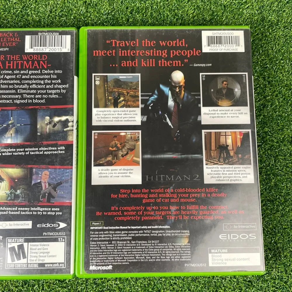 Hitman: Contracts and Hitman 2: Silent Assassin Microsoft Xbox